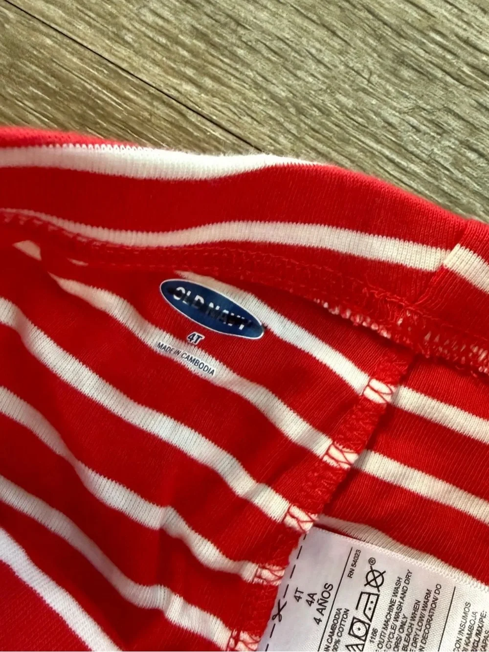 FINAL SALE Old Navy 100% Cotton PJ Pants 2-PACK Tie Dye Dino & Candy Cane